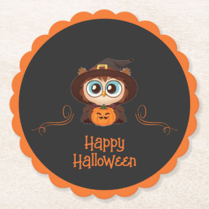 Porta-copo De Papel Coruja/Queda/Outono/Halloween/abóbora