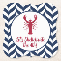 Costeiro Patriótico 4 de Julho Shellebrate