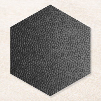 Porta-copo De Papel Couro de Cobra Preto