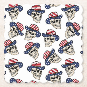 Porta-copo De Papel Cowboy americano preto