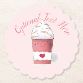 Porta-copo De Papel Creme Latte & Whipped (Rosa)