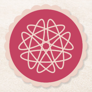 Porta-copo De Papel Crescimento nuclear - magenta no centeio.