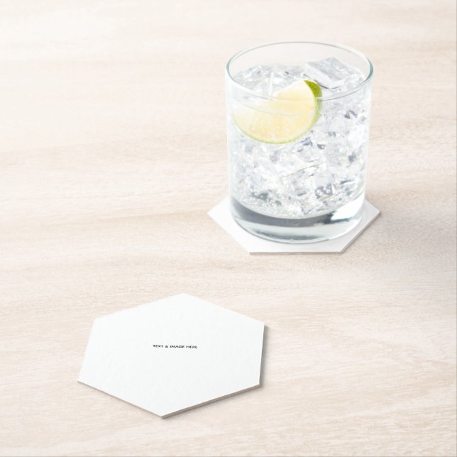 Porta-copo De Papel Crie o seu próprio branco (Insitu)