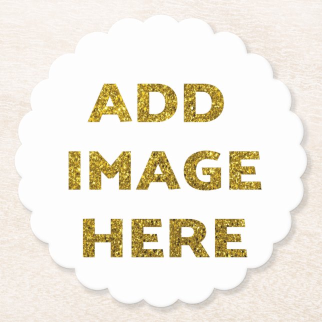 Porta-copo De Papel Crie seu (Frente)