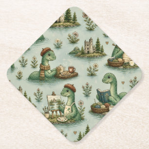 Porta-copo De Papel Criptídeos Aconchegantes Nessie Monstro do Lago Ne