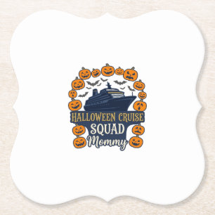 Porta-copo De Papel Cruzeiro de Halloween Equipe Mamãe Navio Abóboras