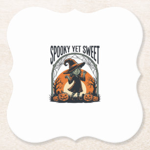 Porta-copo De Papel Cute Halloween Witch Assustador, mas Doce Camiseta