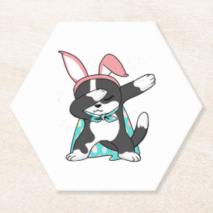 Porta-copo De Papel Dabbing Easter Bunny Costume Cat Felino