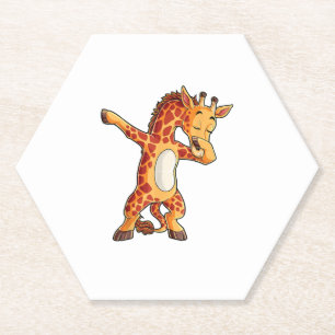 Porta-copo De Papel Dabbing Giraffe T shirt Girafas Funny Dab Dance T