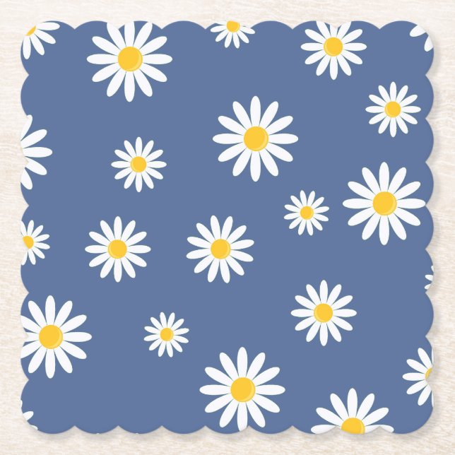 Porta-copo De Papel Daisy Meadows Blue (Frente)