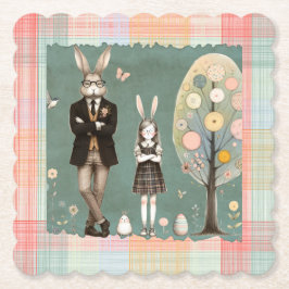 Porta-copo De Papel Dapper Rabbit Coasters