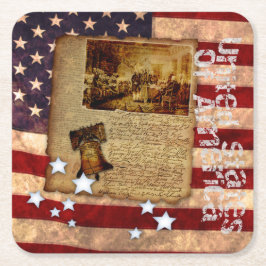 Porta-copo De Papel Declaração de independência