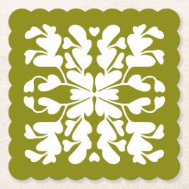 Porta-copo De Papel Deco verde-oliva