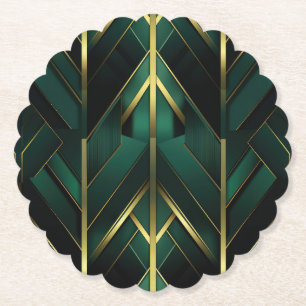 Porta-copo De Papel Decoração Verde