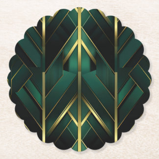 Porta-copo De Papel Decoração Verde