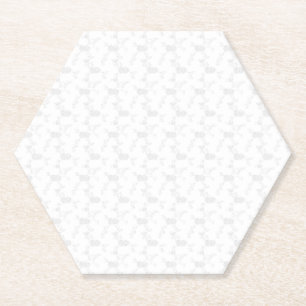 Porta-copo De Papel Decorativos, Cinza Claro