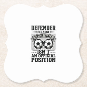 Porta-copo De Papel Defensor de Futebol Parede de Tijolos Camisa Vinta