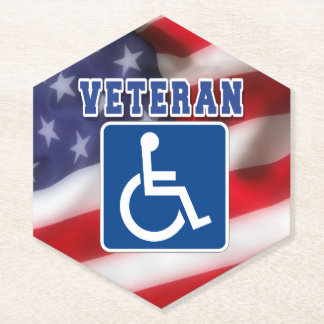 Porta-copo De Papel deficiente Veteran EUA