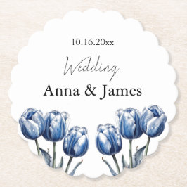 Porta-copo De Papel Delft Blue Tulip, personalizado