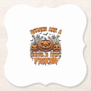 Porta-copo De Papel Demônios São Amigos dos Ghouls Abóboras Múmia Morc