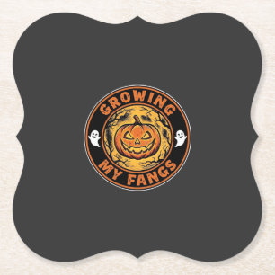 Porta-copo De Papel Desenho de Fantasma de Abóbora de Halloween Cresce