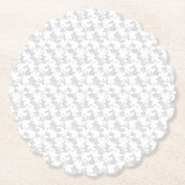 Porta-copo De Papel desenho decorativo Dezenove (Frente)