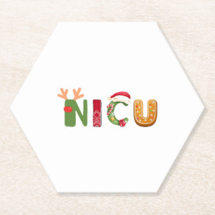 Porta-copo De Papel Design de Natal da NICU