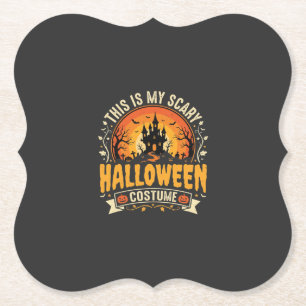 Porta-copo De Papel Design de vetor de fantasia assustadora de Hallowe