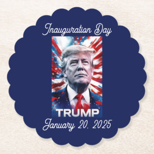 Porta-copo De Papel Design Patriótico Personalizável do Partido Trump