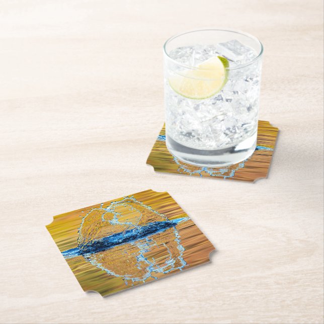 Porta-copo De Papel Despejo na noite de outono (Insitu)