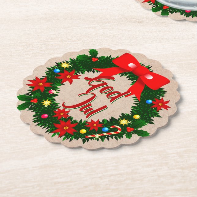 Porta-copo De Papel Deus de jul-dalbana sueco (Angular)