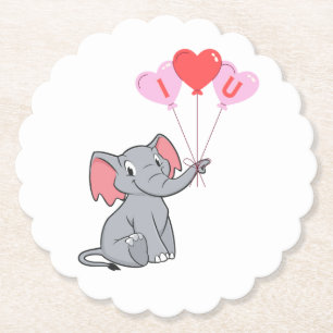 Porta-copo De Papel dia de os namorados bonitinho que te amo