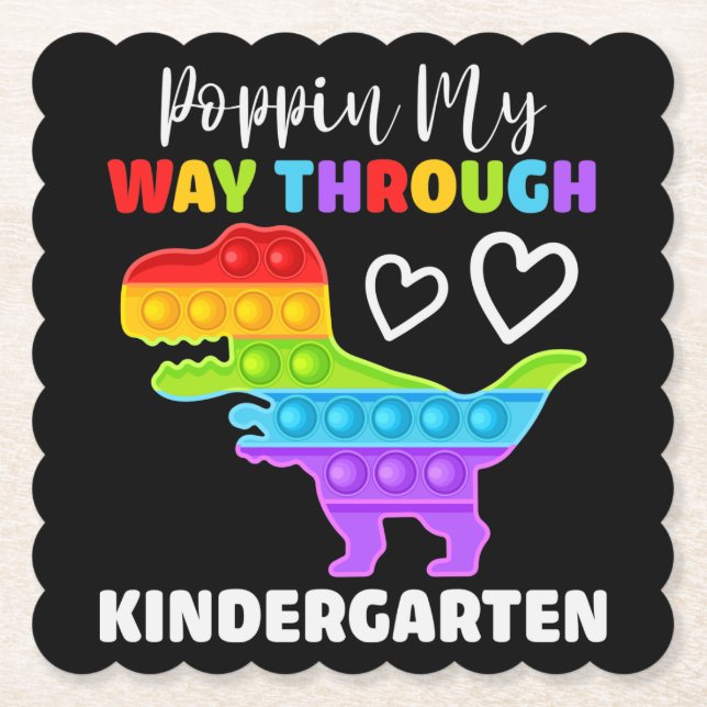 Porta-copo De Papel Dinossauro Explodindo no Meu Caminho Através do Ja (Frente)