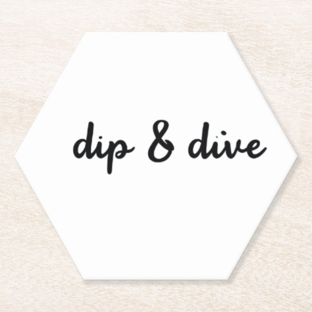Porta-copo De Papel Dip & Dive (Frente)