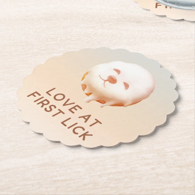 Porta-copo De Papel Donut Dream: Glazed Smile Pup  (Angular)