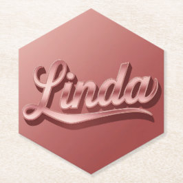 Porta-copo De Papel Dourada Linda Porta copos rosa rosa rosa