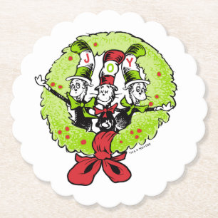 Porta-copo De Papel Dr. Seuss Grinch Alegria de Natal em Quem-vill