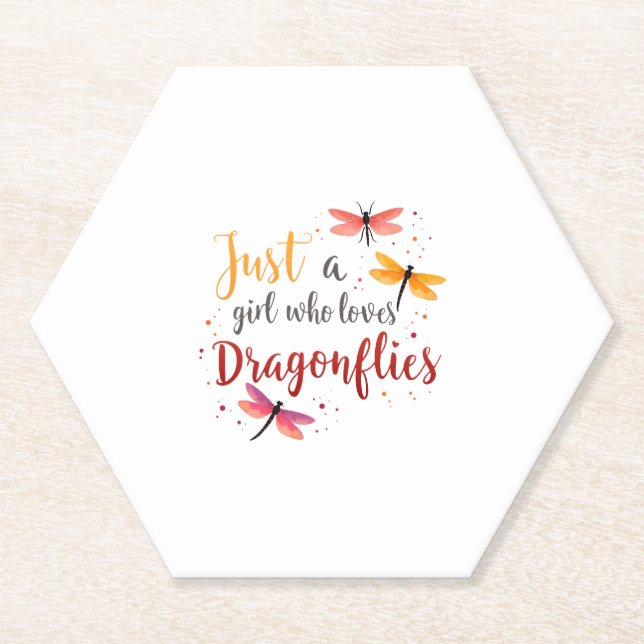 Porta-copo De Papel Dragonflies Animals Women Gift Idea Dragonfly (3) (Frente)