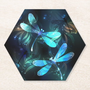 Porta-copo De Papel Dragonflies de lago