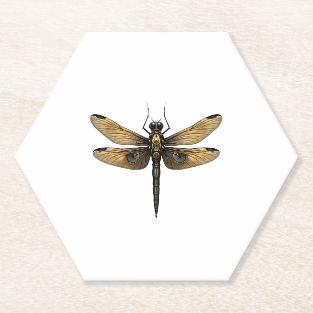 Porta-copo De Papel Dragonfly Animal Art Graphic Dragonfly (1) (Frente)