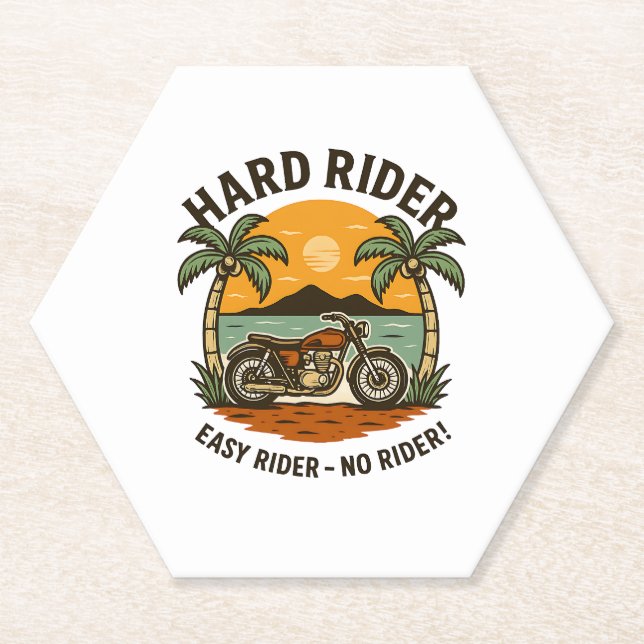 Porta-copo De Papel Duro Rider Summer (Frente)