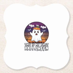 Porta-copo De Papel É Primeiro Fantasma de Halloween Abóbora Chapéu Mo