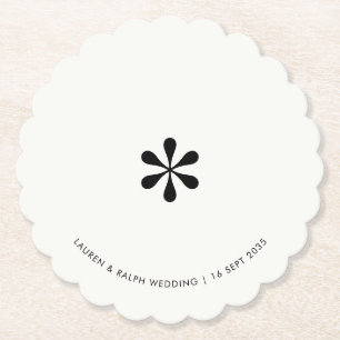 Porta-copo De Papel Ebony e Ivory - Porta copos de papel simples para 