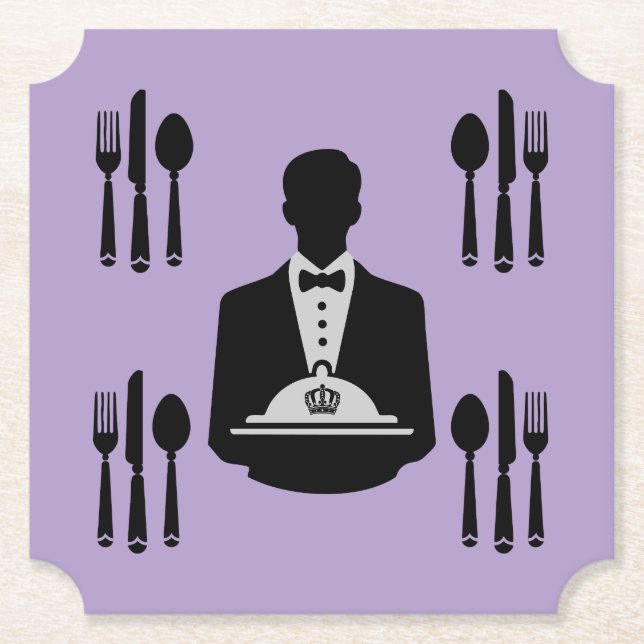 Porta-copo De Papel Elegante Royal Themed Luxury (Frente)