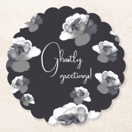 Porta-copo De Papel Elegante saudações de Halloween Rosa