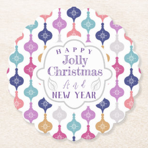 Porta-copo De Papel Enfeites de natal moderno