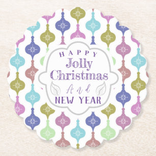 Porta-copo De Papel Enfeites de natal moderno