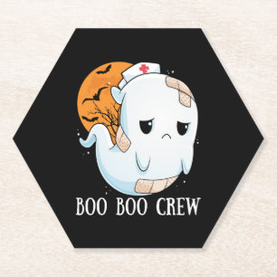 Porta-copo De Papel Enfermeira Boo Enfermeira Halloween Figurume Para