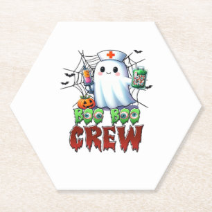Porta-copo De Papel Enfermeira de Boo Boo Halloween Ghost Engraçado Cl