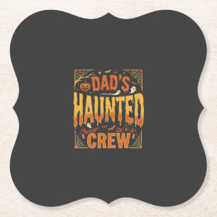 Porta-copo De Papel Equipe Assombrada do Papai de Halloween